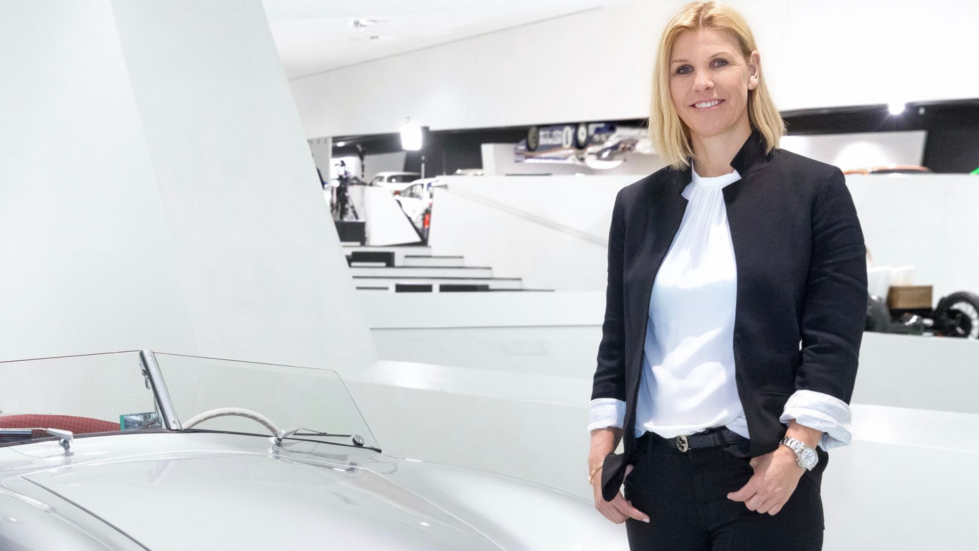 Anke Huber “We’re all looking forward to the Porsche Tennis Grand Prix